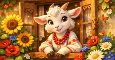 Читати онлайн казку з малюнками Коза-дереза українською мовою