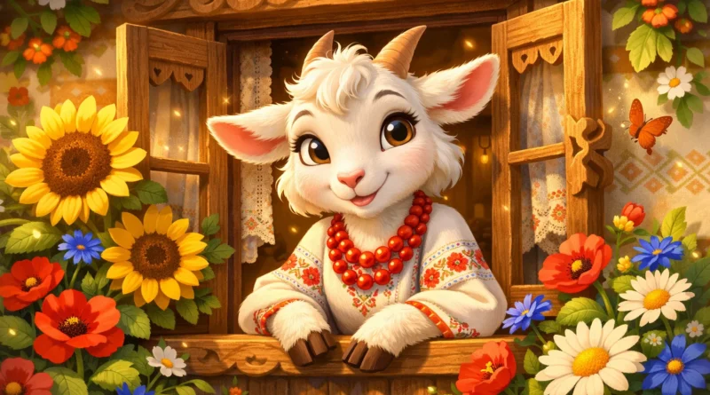 Читати онлайн казку з малюнками Коза-дереза українською мовою