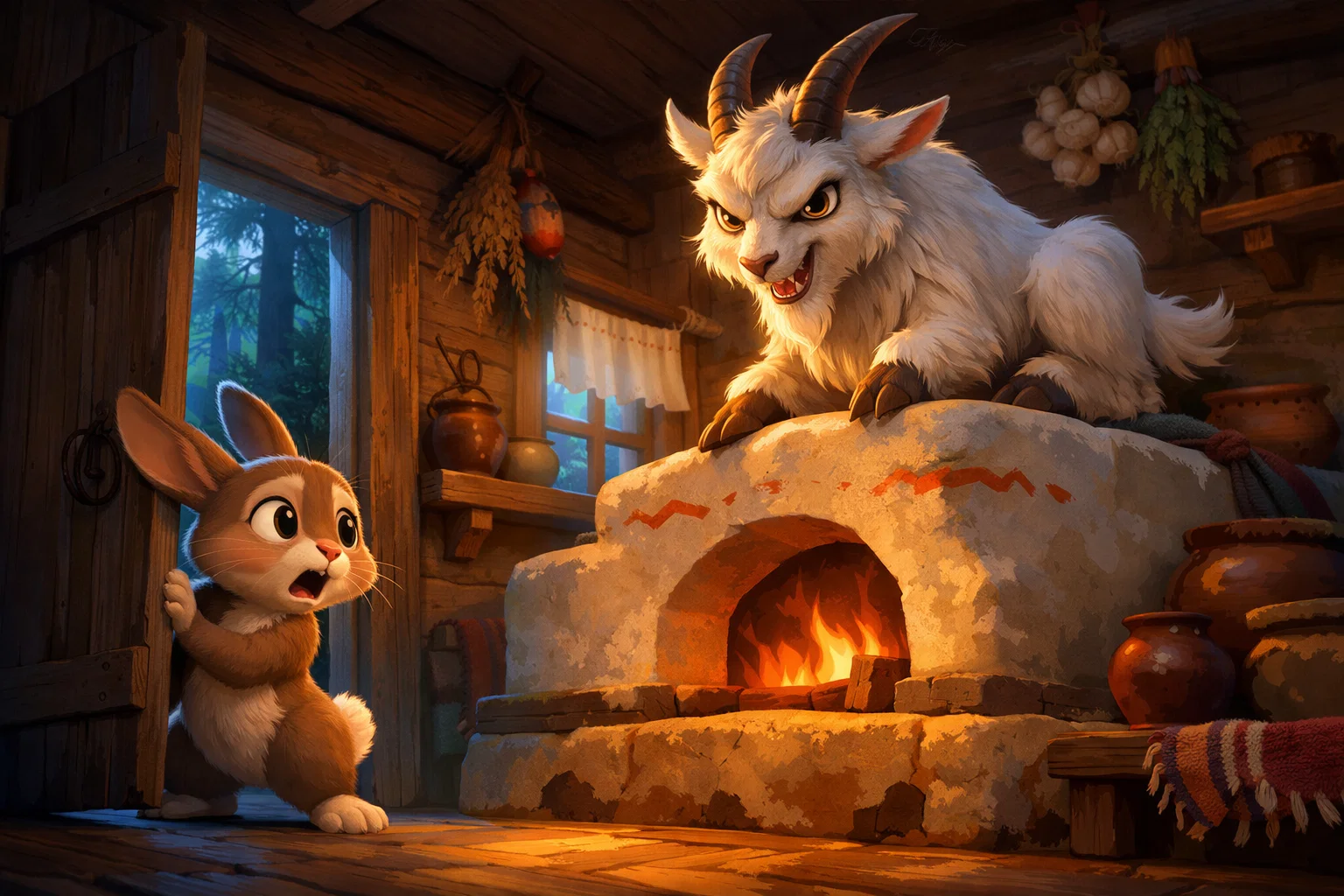 Коза Дереза читати казку з картинками україньскою мовою безкоштовно