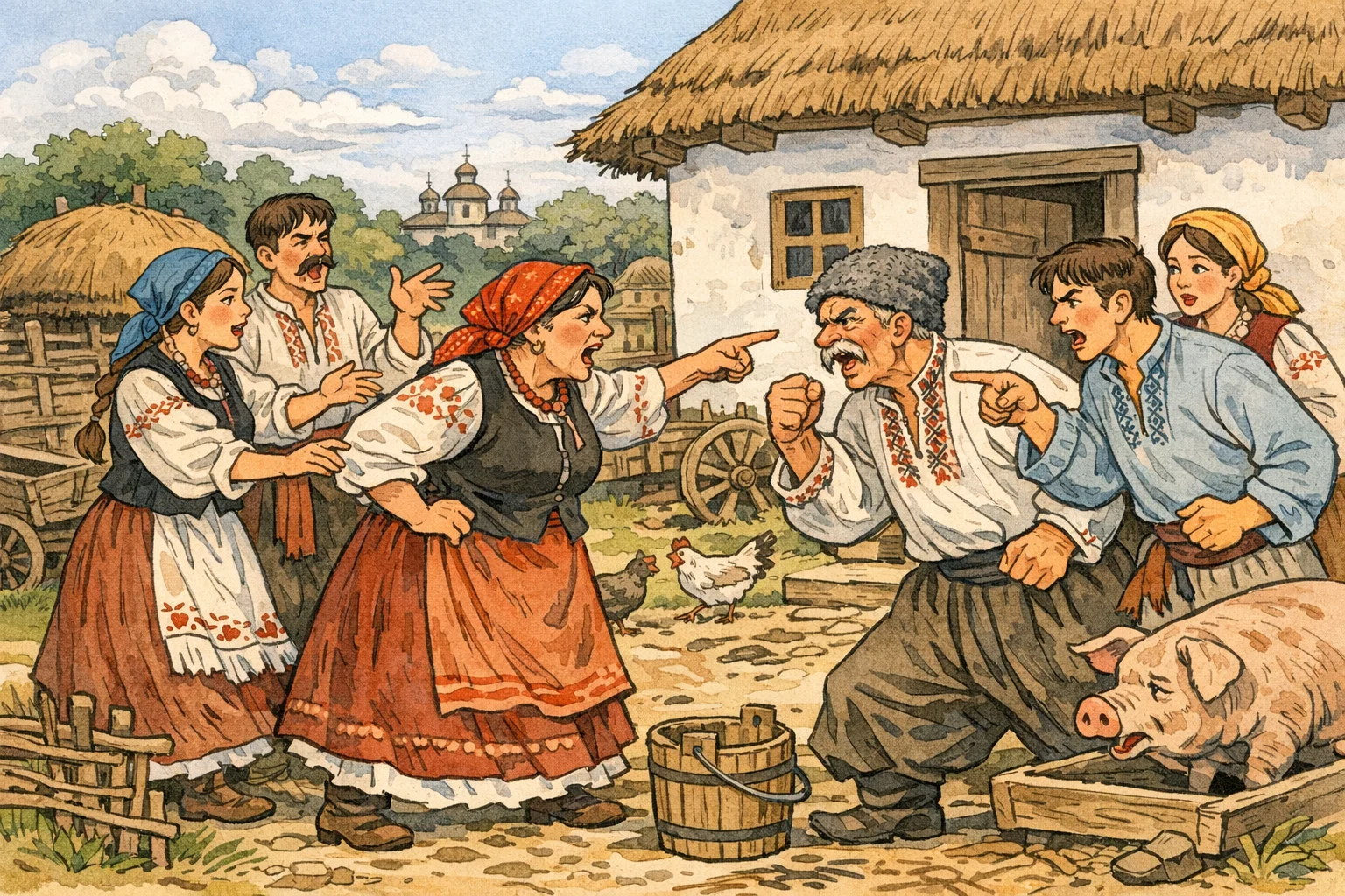 Нечуй-Левицький «Кайдашева сім’я» скорочено по розділам