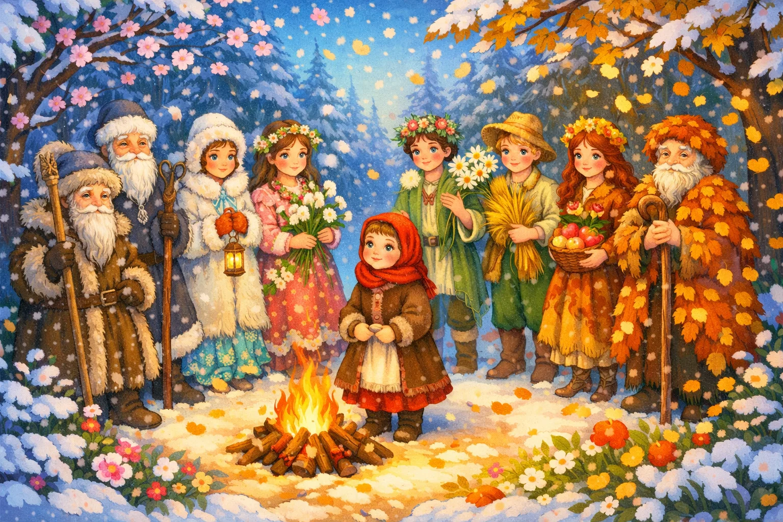 Аудіоказка 12 місяців