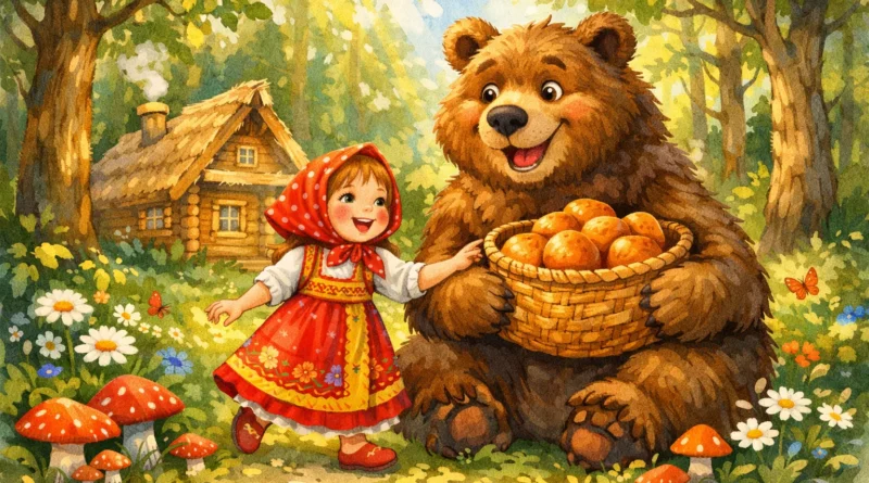Аудіоказка Маша і Ведмідь слухати онлайн безкоштовно