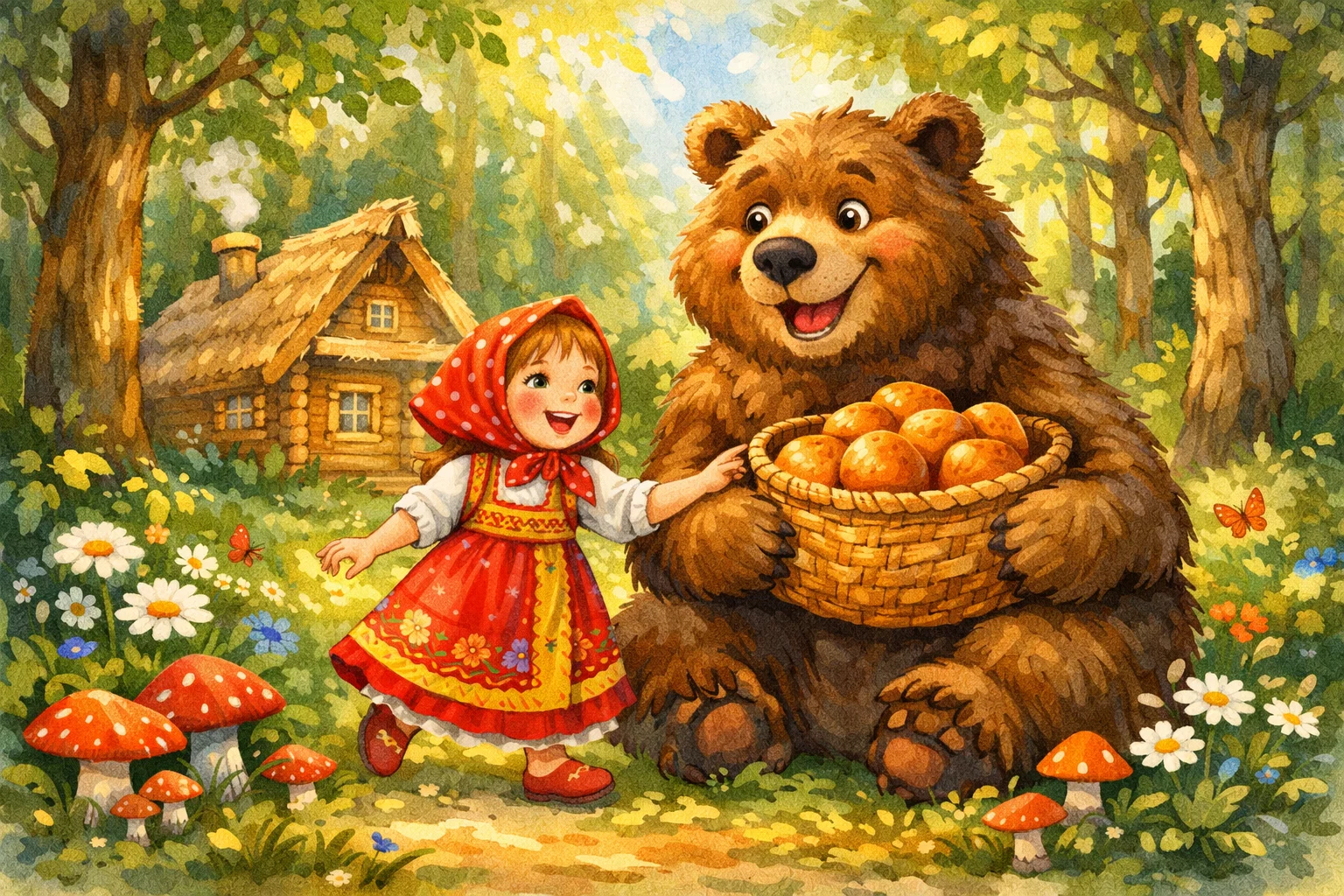 Аудіоказка Маша і Ведмідь