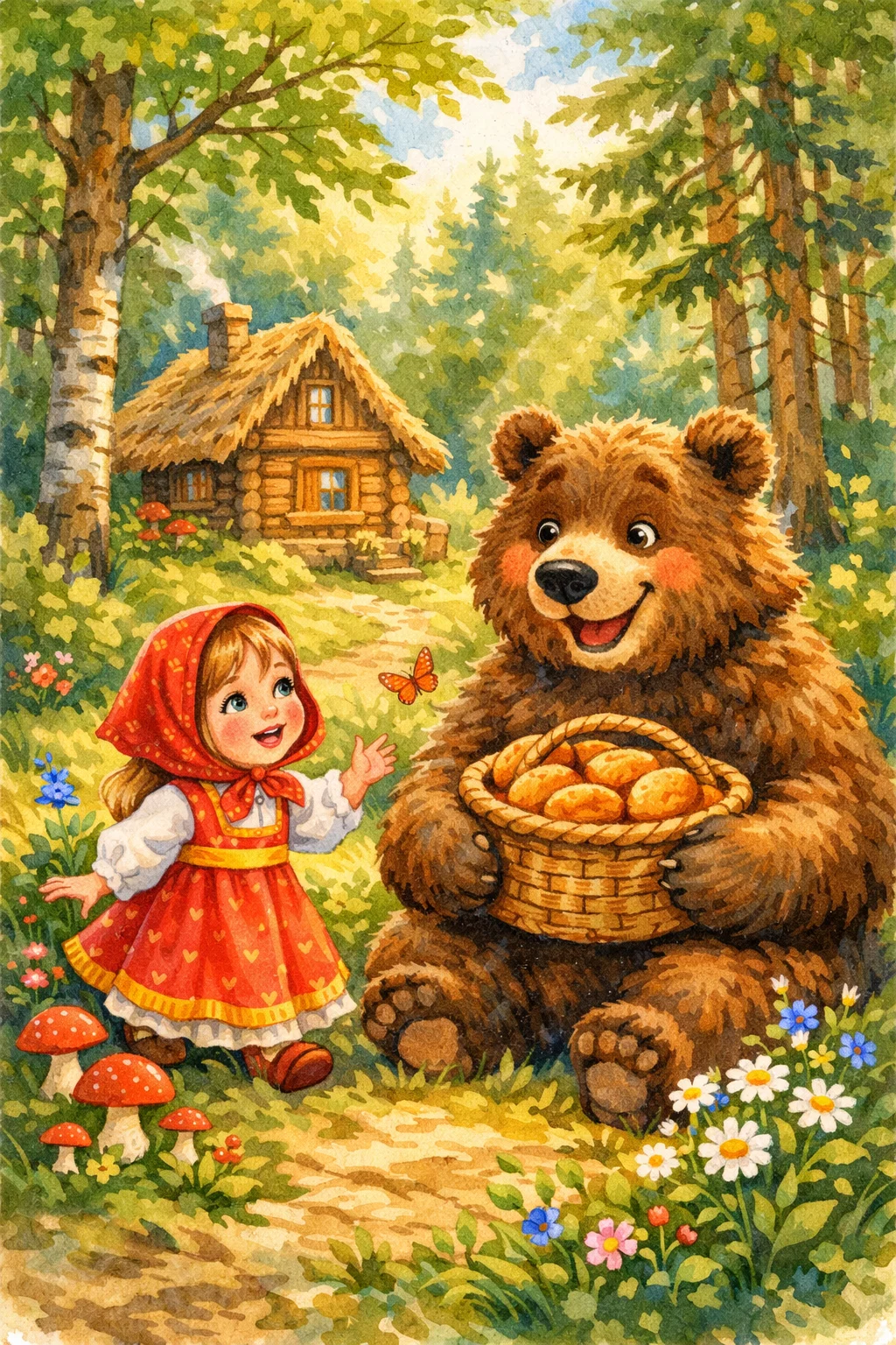 Аудіоказка Маша і Ведмідь