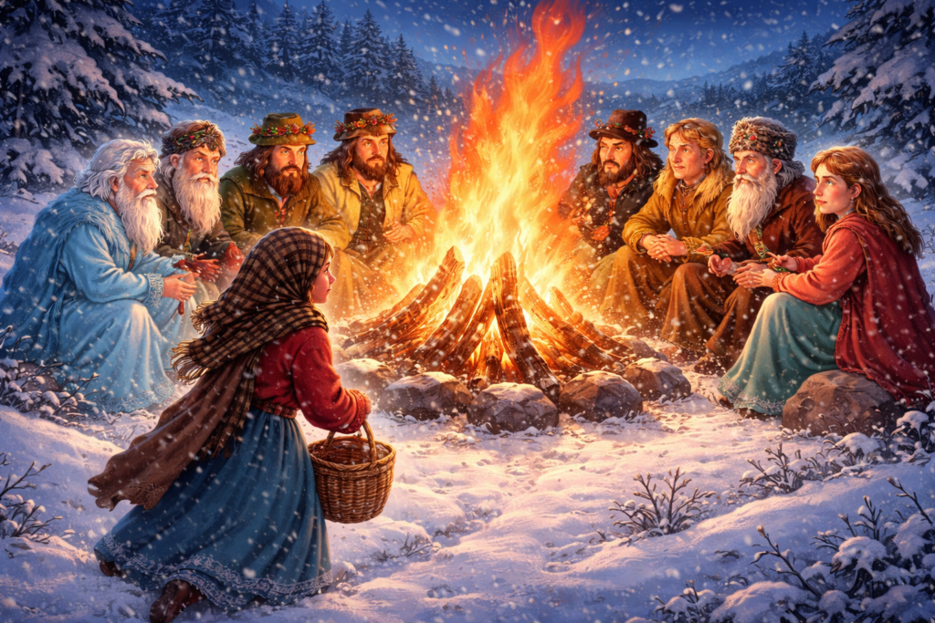 Дванадцять місяців Казка читать