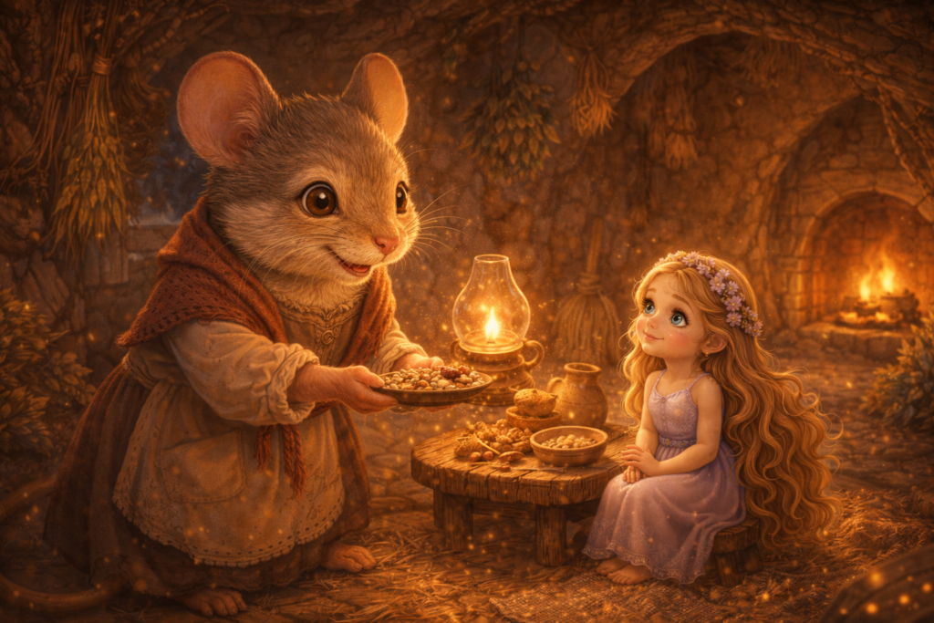 Казка «Дюймовочка» Ганса Крістіана Андерсена  читайте онлайн казку з малюнками українською