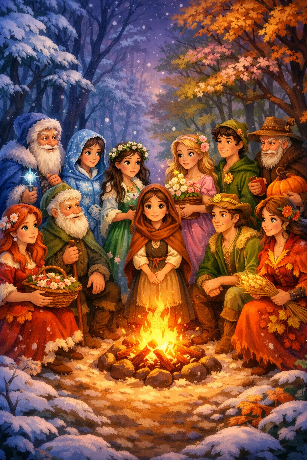 Казка Дванадцять місяців