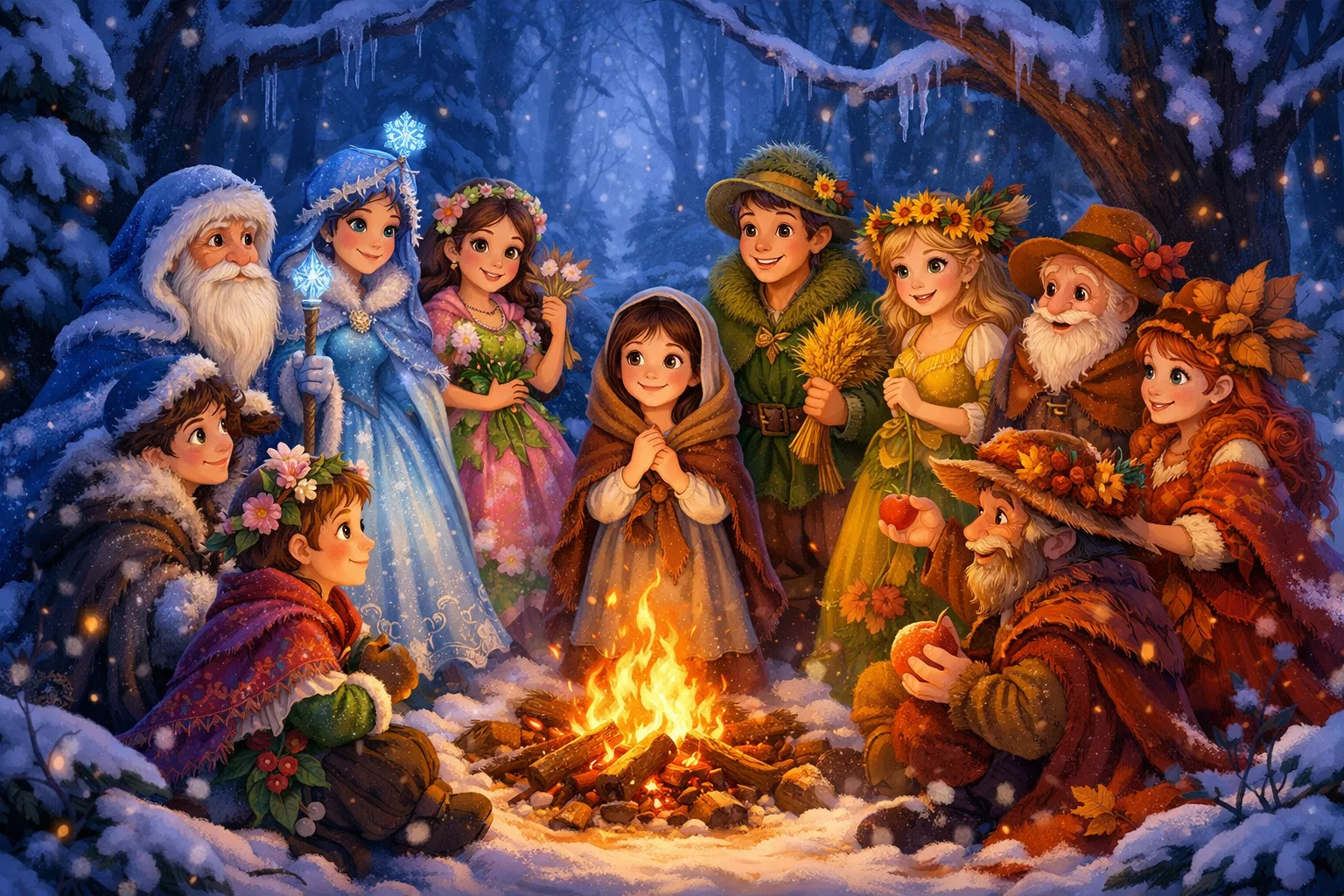 Казка Дванадцять місяців