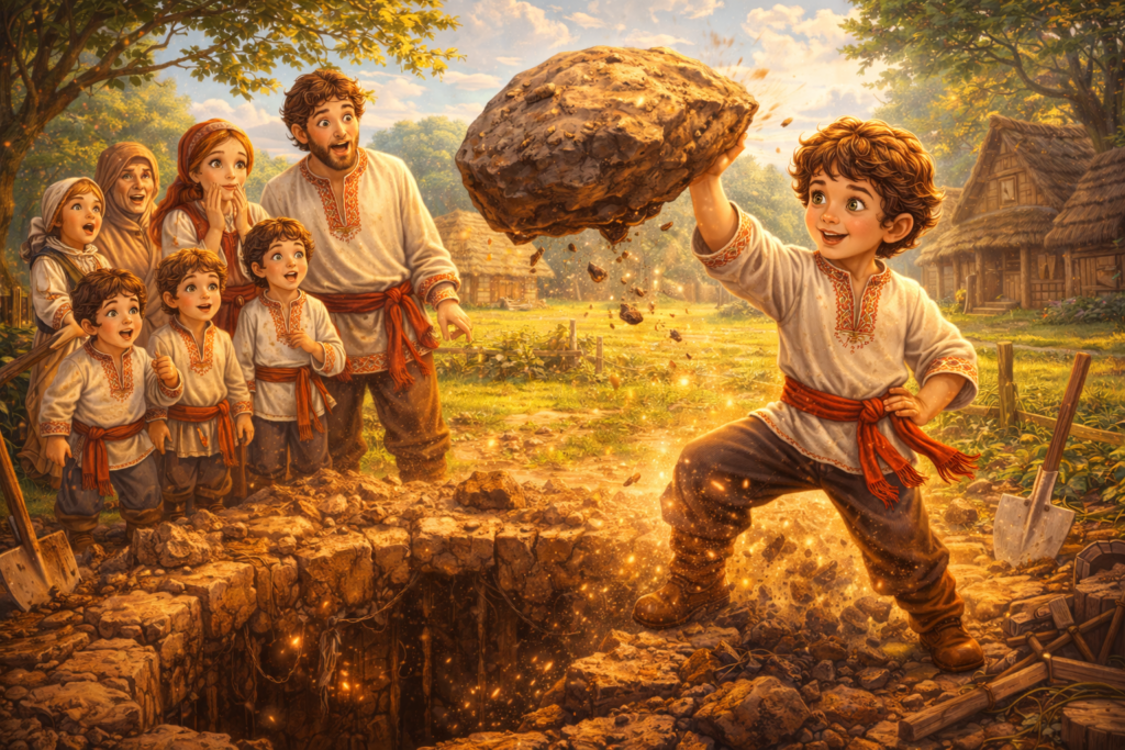 Казка Котигорошко  читайте онлайн казку з малюнками українською