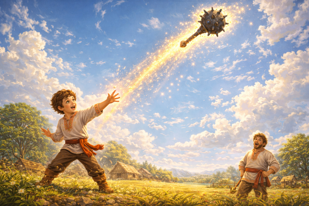 Казка Котигорошко  читайте онлайн казку з малюнками українською