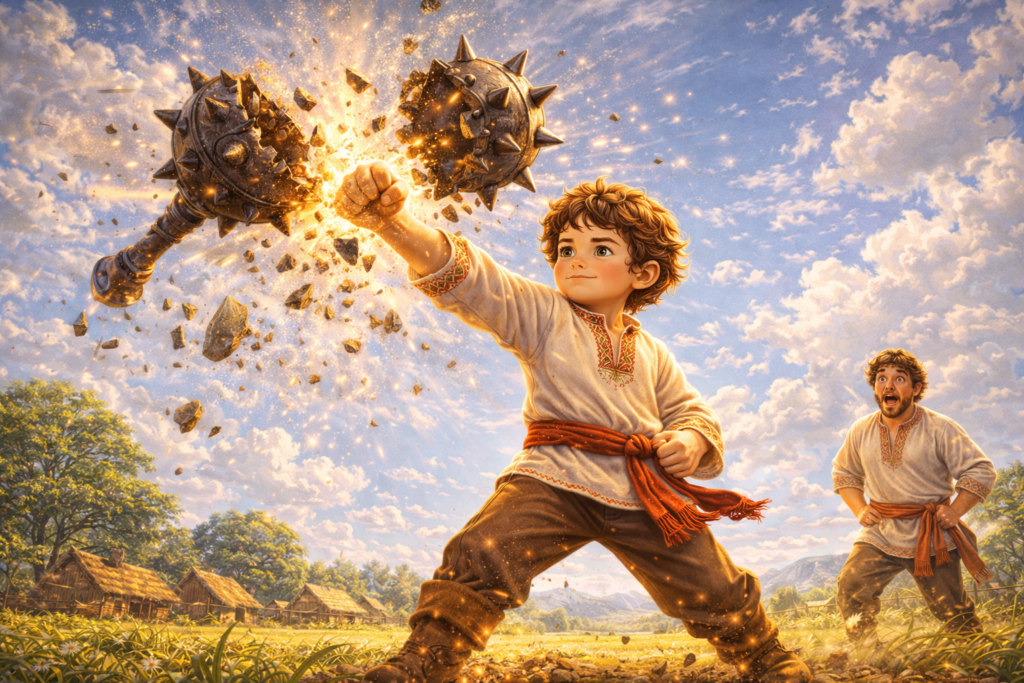 Казка Котигорошко  читайте онлайн казку з малюнками українською