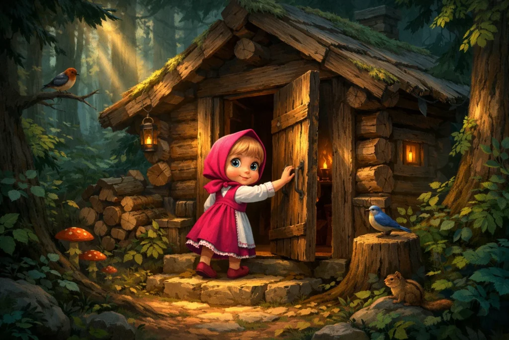 Казка «Маша и ведмідь»   читайте онлайн казку з малюнками українською