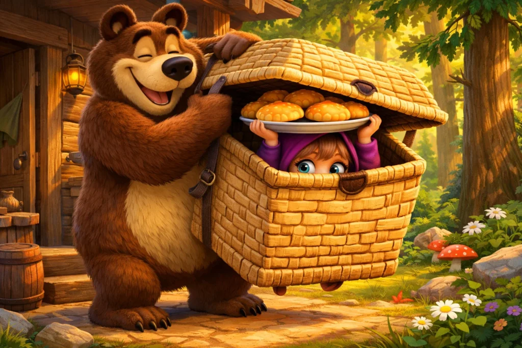 Казка «Маша и ведмідь»   читайте онлайн казку з малюнками українською