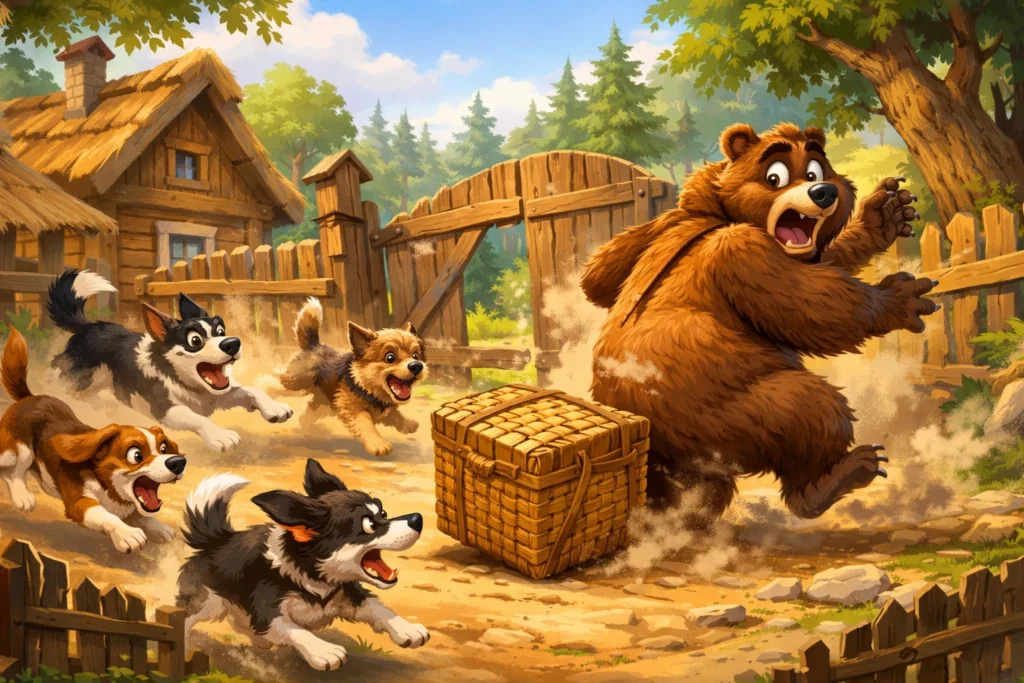 Казка «Маша и ведмідь»   читайте онлайн казку з малюнками українською