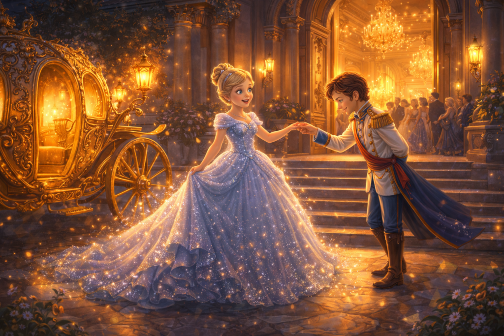 Казка  Попелюшка  читайте онлайн казку з малюнками українською