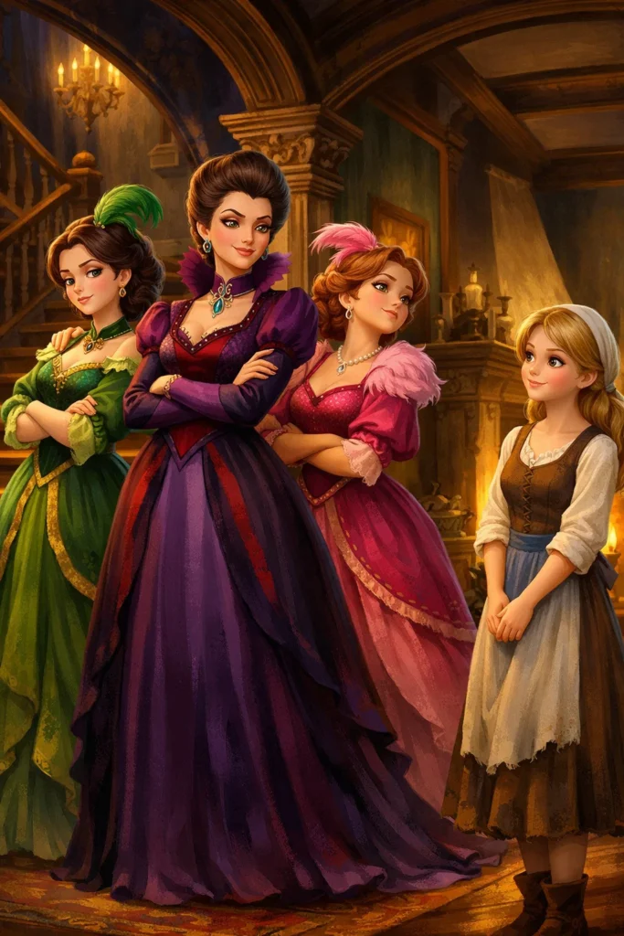 Казка  Попелюшка  читайте онлайн казку з малюнками українською