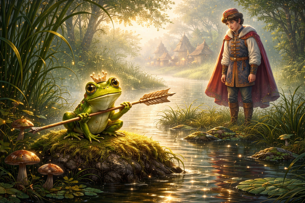 Казка Царівна-жаба    читайте онлайн казку з малюнками українською безкоштовно