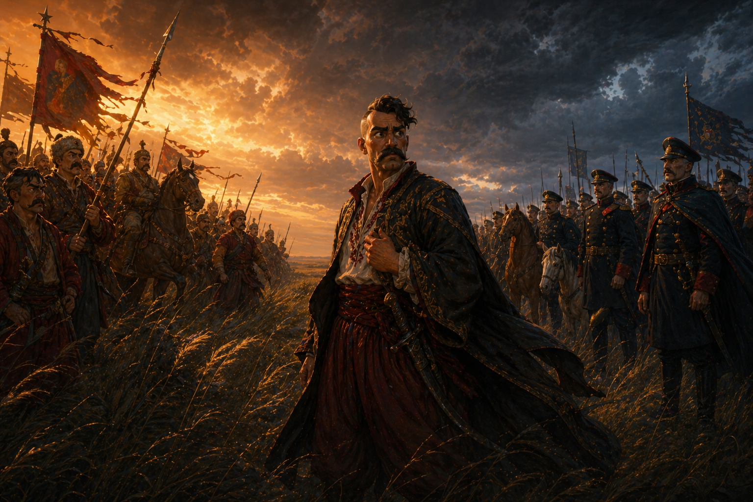 “Сава Чалий” Карпенко-Карий скорочено по розділам