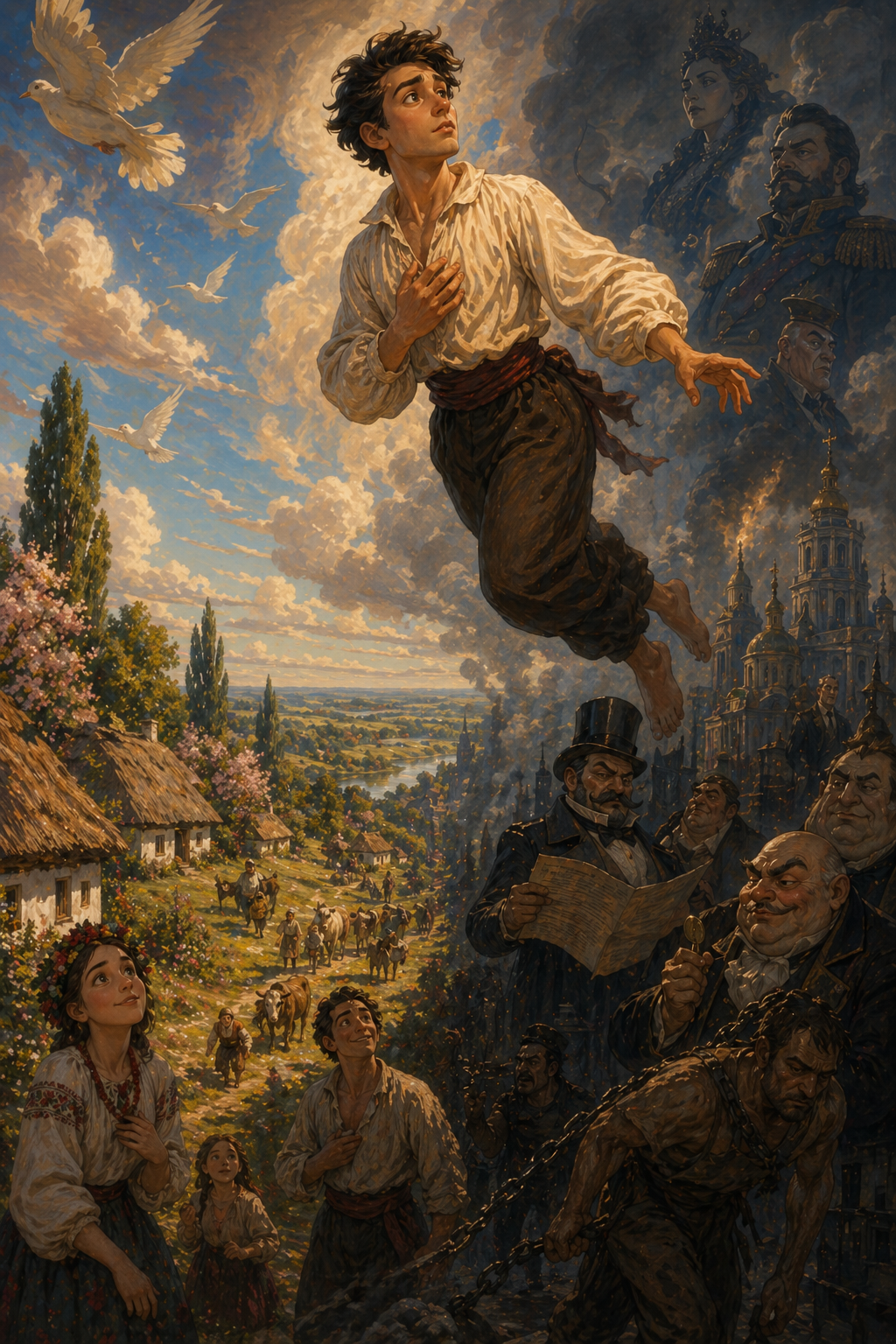 Тарас Шевченко “Сон” скорочено по розділам