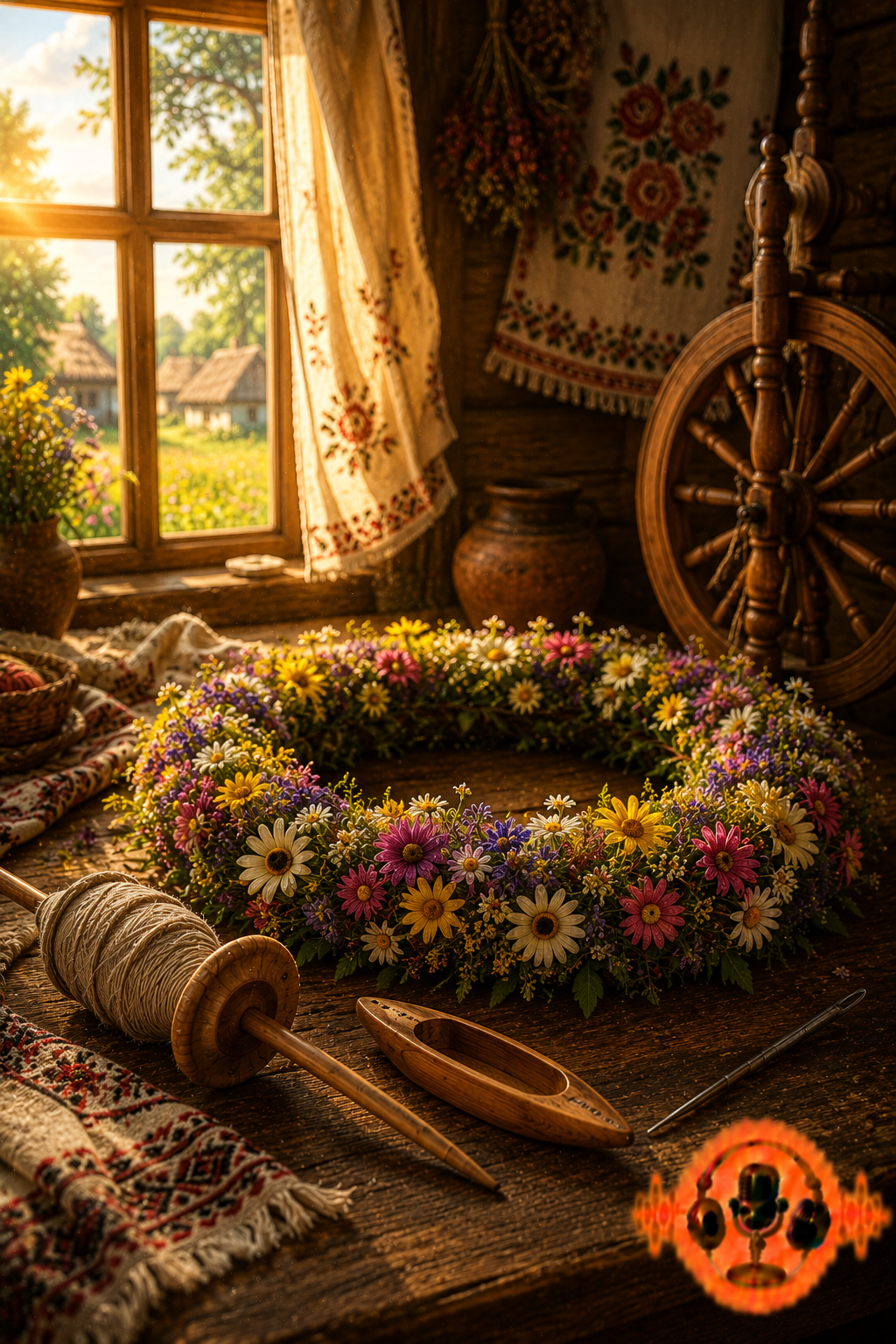 Аудіоказка Веретено, човник і голка