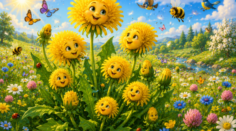 Казка Про кульбабок читайте онлайн казку з малюнками українською