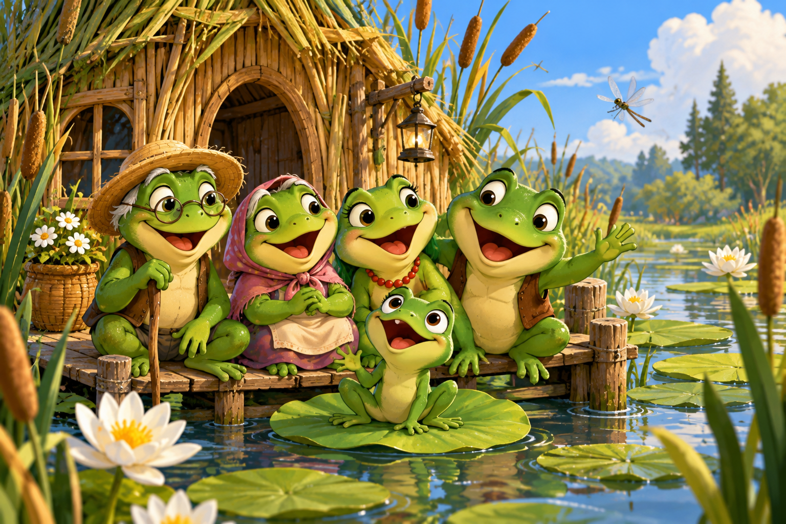 Казка Вередливі жабки