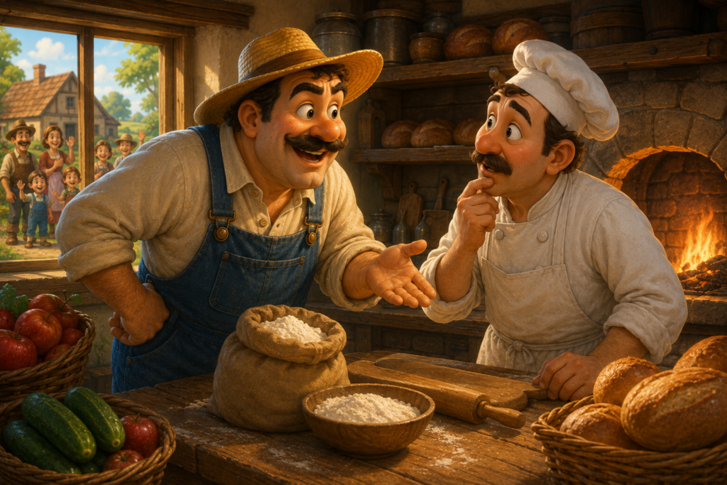 Читати Казка Жадібний фермер