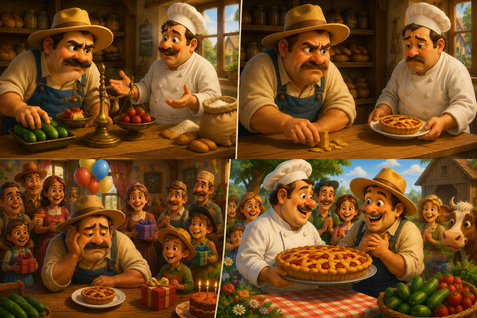 Казка Жадібний фермер